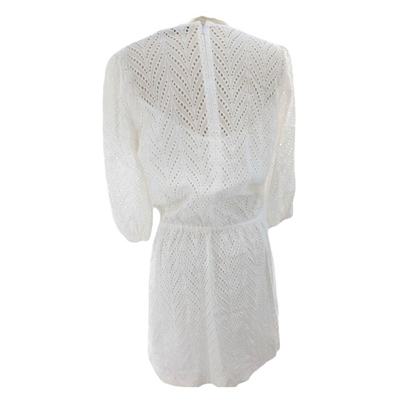 White House Black Market White Eyelet Dress - Picture 3 of 6